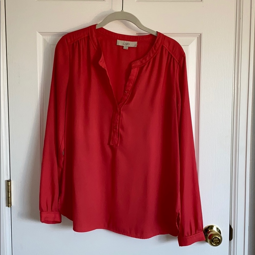 Loft Blouse Coral